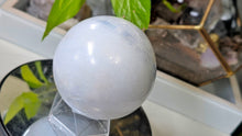 Load image into Gallery viewer, 4" Rainbow Celestite Crystal Sphere with Stand
