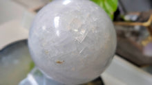 Load image into Gallery viewer, 4" Rainbow Celestite Crystal Sphere with Stand

