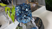 Load image into Gallery viewer, 4.5" Titanium Aura Electroplated Amethyst Crystal Cluster
