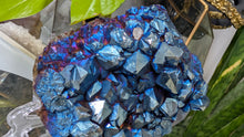 Load image into Gallery viewer, 4.5" Titanium Aura Electroplated Amethyst Crystal Cluster
