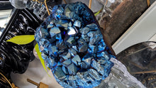 Load image into Gallery viewer, 4.5" Titanium Aura Electroplated Amethyst Crystal Cluster
