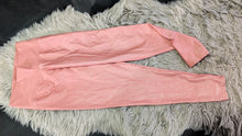 Load image into Gallery viewer, Dalu Fitness Coral Peach  Ribbed Leggings XS
