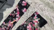 Load image into Gallery viewer, Yoga Democracy Cherry Blossom Capri Leggings LG
