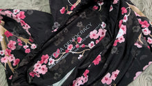 Load image into Gallery viewer, Yoga Democracy Cherry Blossom Capri Leggings LG
