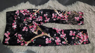 Yoga Democracy Cherry Blossom Capri Leggings LG