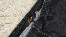 Load image into Gallery viewer, Dex Dark Denim Ribbed Moto Leggings LG
