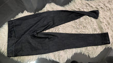 Load image into Gallery viewer, Dex Dark Denim Ribbed Moto Leggings LG
