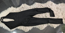 Load image into Gallery viewer, "She See World" Black Bodycon Bodysuit MD
