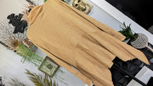 Load image into Gallery viewer, Evan Picone Gold Shimmer Cardigan Sweater XL-1X
