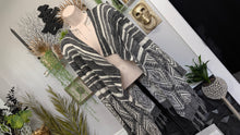 Load image into Gallery viewer, iZ Byer Western Fringe Cardigan Sweater LG
