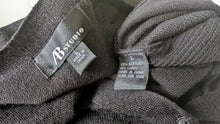 Load image into Gallery viewer, Ab Studio Black Shimmer Cardigan Sweater LG
