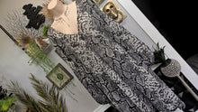 Load image into Gallery viewer, Pretty Little Thing Snakeskin Sheer Cover Up Blouse O/S
