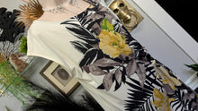 Load image into Gallery viewer, N.W.D. Tropical Side Buckle Blouse Top XL
