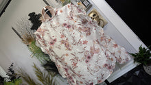 Load image into Gallery viewer, Autres Filles Floral Ruffle Coquette Blouse Top SM
