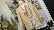 Load image into Gallery viewer, Chico's Rippled Sheen "Jolena" Blazer Jacket sz3/4 NWT
