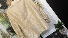 Load image into Gallery viewer, Chico's Rippled Sheen "Jolena" Blazer Jacket sz3/4 NWT
