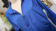 Load image into Gallery viewer, Kyodan Blue Rouched Fitness Top Jacket LG
