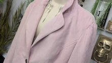Load image into Gallery viewer, Chadwick's Pink Velour Blazer Jacket sz14/XL
