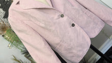 Load image into Gallery viewer, Chadwick's Pink Velour Blazer Jacket sz14/XL
