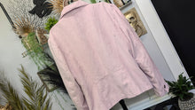 Load image into Gallery viewer, Chadwick's Pink Velour Blazer Jacket sz14/XL

