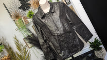 Load image into Gallery viewer, Erin London Black Cotton Blend Jacket MD
