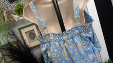 Load image into Gallery viewer, Melloday Farmhouse Floral Blouson Off Shoulder Top MD
