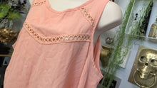 Load image into Gallery viewer, Charlotte Russe Coral Open Shoulder Tunic Top MD NWT
