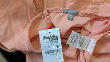 Load image into Gallery viewer, Charlotte Russe Coral Open Shoulder Tunic Top MD NWT
