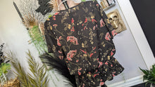 Load image into Gallery viewer, Sienna Sky Black Floral Cinched Blouse Top SM
