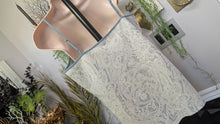 Load image into Gallery viewer, LOFT Filigree Embroidery Tank Top LG
