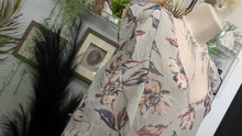 Load image into Gallery viewer, Motherhood Floral Sheer Blouse Top SM
