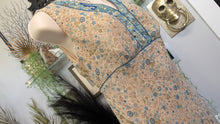 Load image into Gallery viewer, Motherhood Floral Sheer Blouse Top SM
