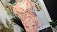 Motherhood Floral Sheer Blouse Top MD