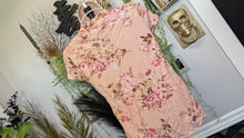 Load image into Gallery viewer, Motherhood Floral Sheer Blouse Top MD
