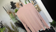 Load image into Gallery viewer, Xpress Dusty Rose Cinched Drape Top XL
