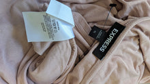 Load image into Gallery viewer, Xpress Dusty Rose Cinched Drape Top XL
