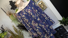 Load image into Gallery viewer, Lildy Floral Tie Sleeve Tunic Blouse Top LG-XL
