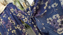 Load image into Gallery viewer, Lildy Floral Tie Sleeve Tunic Blouse Top LG-XL
