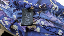 Load image into Gallery viewer, Lildy Floral Tie Sleeve Tunic Blouse Top LG-XL
