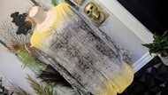 Dana Buchman Snakeskin Print Sheer Blouse XL