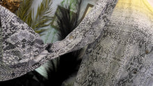 Load image into Gallery viewer, Dana Buchman Snakeskin Print Sheer Blouse XL
