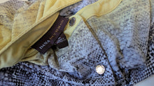 Load image into Gallery viewer, Dana Buchman Snakeskin Print Sheer Blouse XL
