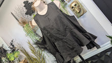 Load image into Gallery viewer, ASOS Black Satiny Open Shoulder Blouse sz8/MD
