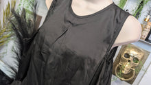 Load image into Gallery viewer, ASOS Black Satiny Open Shoulder Blouse sz8/MD
