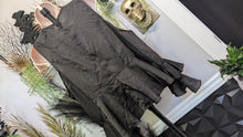 Load image into Gallery viewer, ASOS Black Satiny Open Shoulder Blouse sz8/MD
