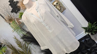 Rose & Olive Sheer Button Blouse 1X