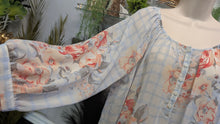 Load image into Gallery viewer, Lauren Conrad Sheer Farmhouse Floral Blouse LG
