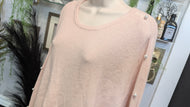 Primark Coquette Pearl Sleeve Sweater MD