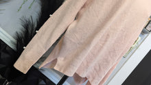 Load image into Gallery viewer, Primark Coquette Pearl Sleeve Sweater MD
