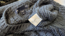 Load image into Gallery viewer, Gap Grey Cable Knit Sweater XS NEW
